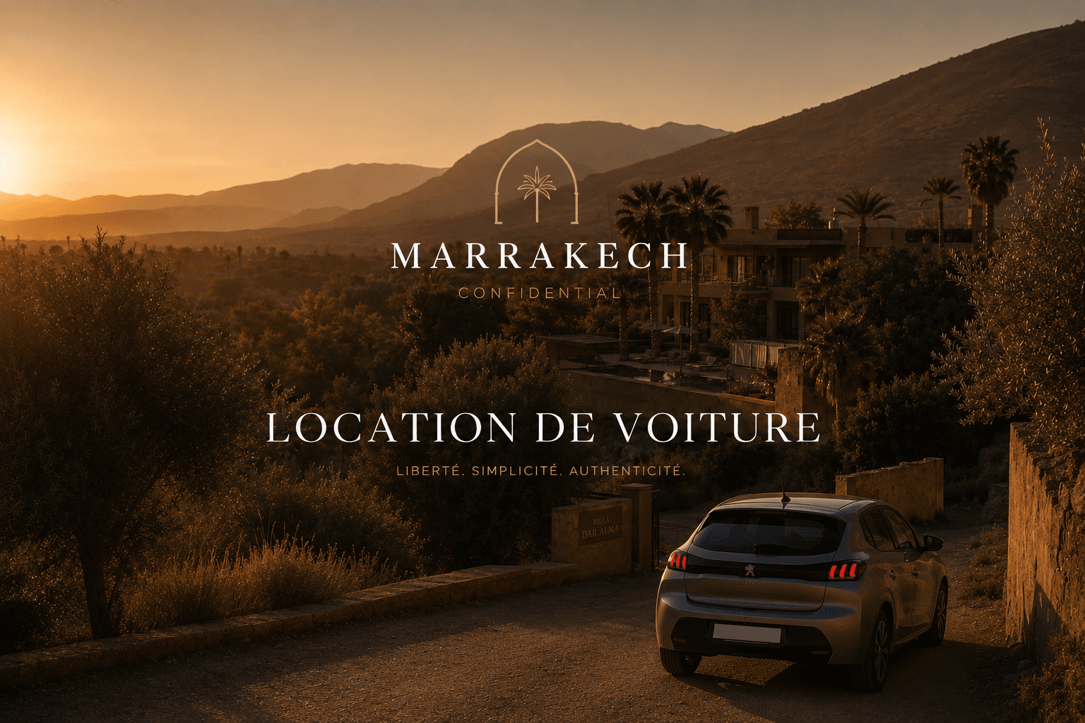 Location de voiture à Marrakech — liberté et authenticité